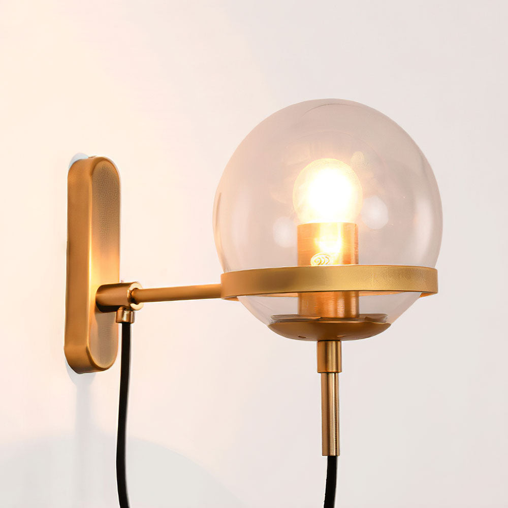AURORABELLE - Elegant Retro Glass Ball Wall Light