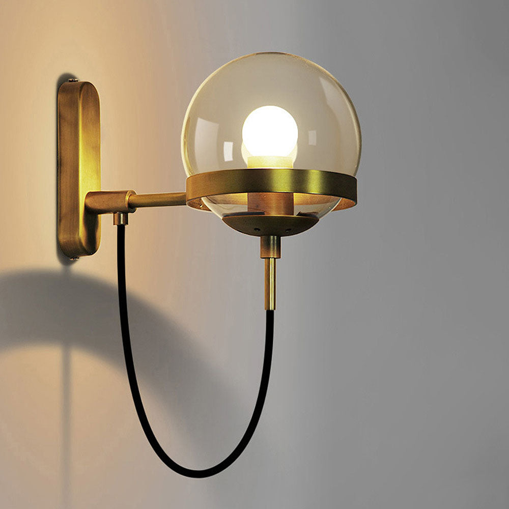AURORABELLE - Elegant Retro Glass Ball Wall Light