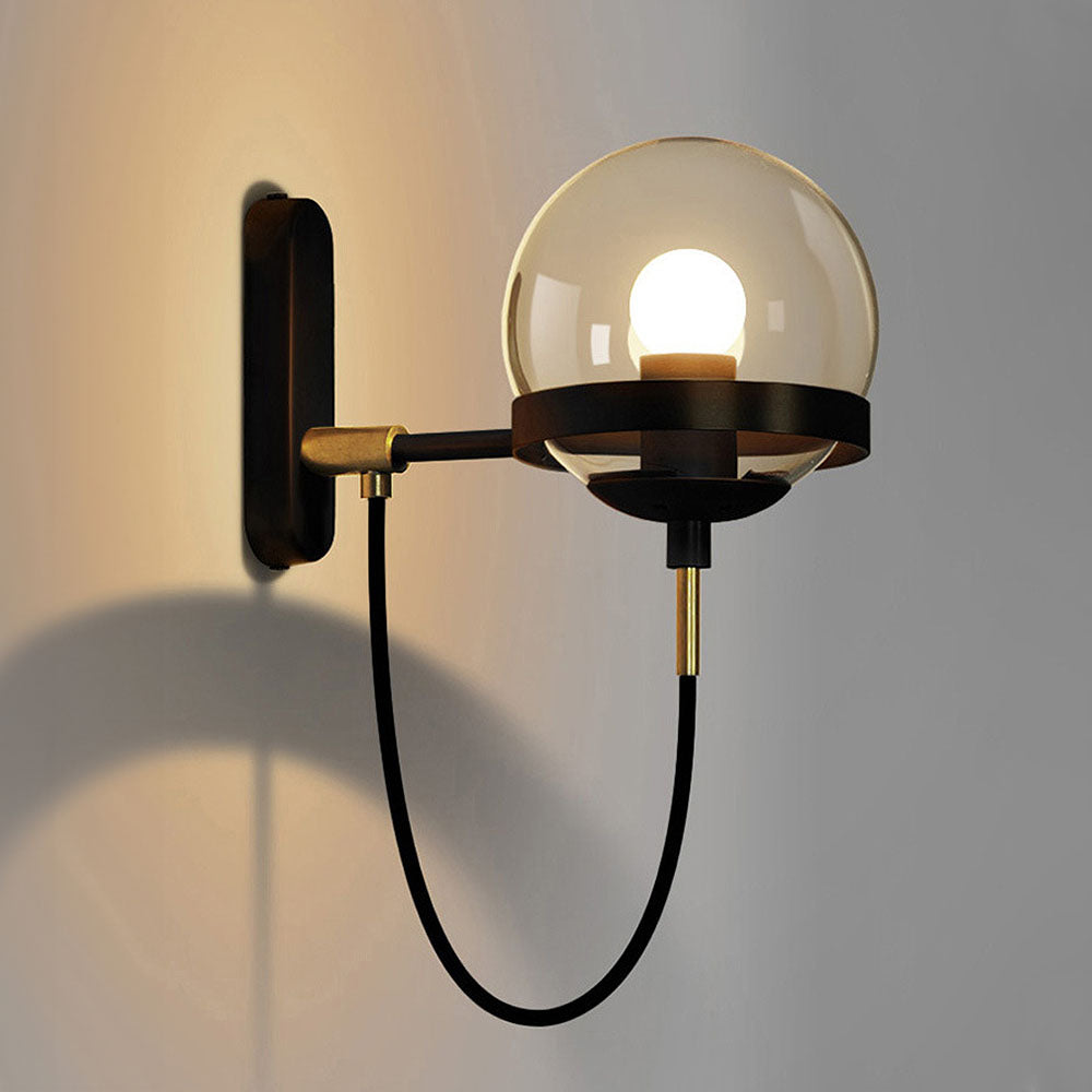 AURORABELLE - Elegant Retro Glass Ball Wall Light