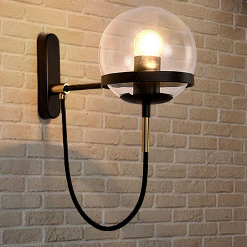 AURORABELLE - Elegant Retro Glass Ball Wall Light