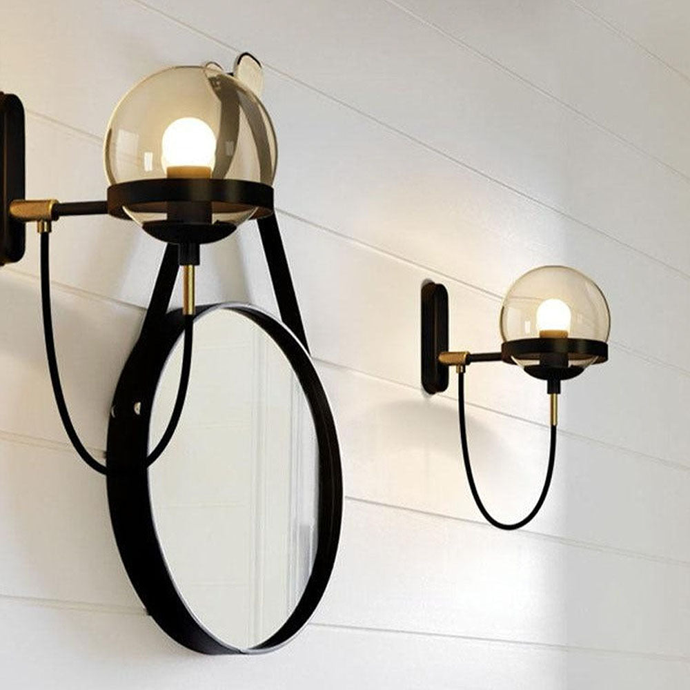 AURORABELLE - Elegant Retro Glass Ball Wall Light