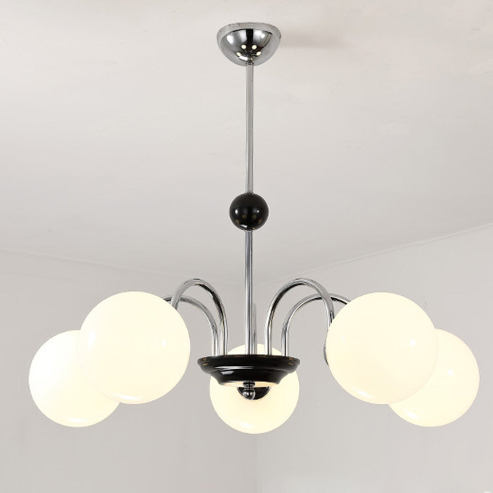 LUMOUR - Chrome Globe Moderne Plafondlamp