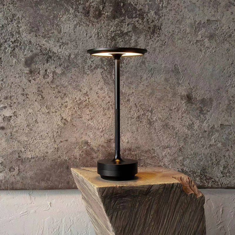 ASTERA - Stylish Iron Painted Rechargeable Table Lamp