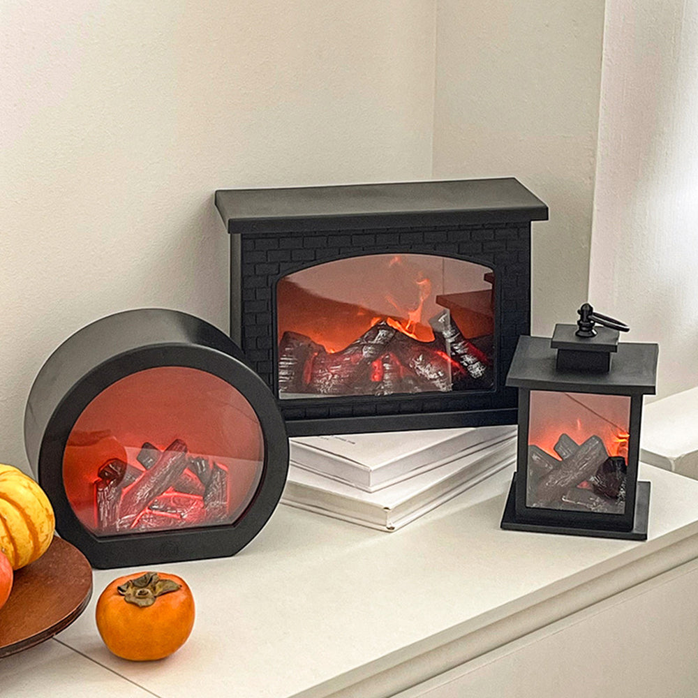 FIRESCAPE - Christmas Fireplace LED Lantern