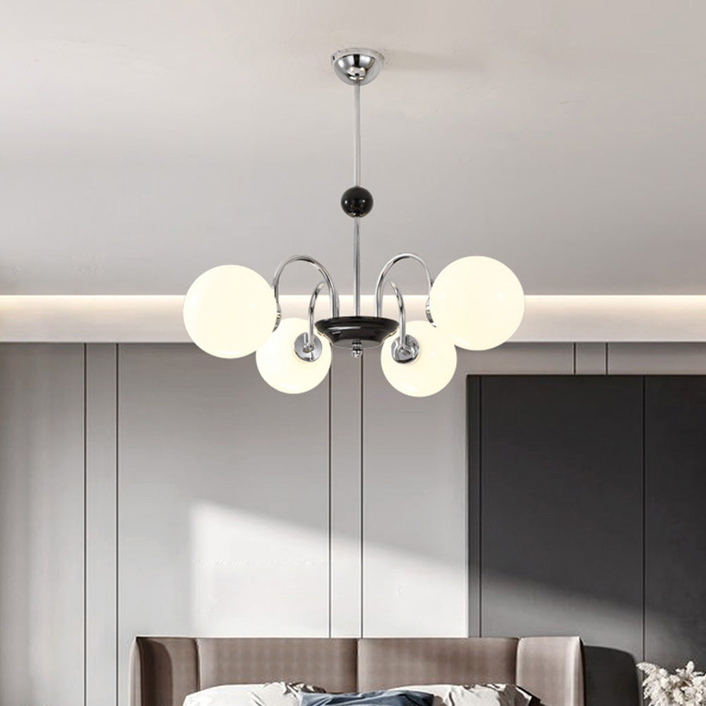 LUMOUR - Chrome Globe Moderne Plafondlamp
