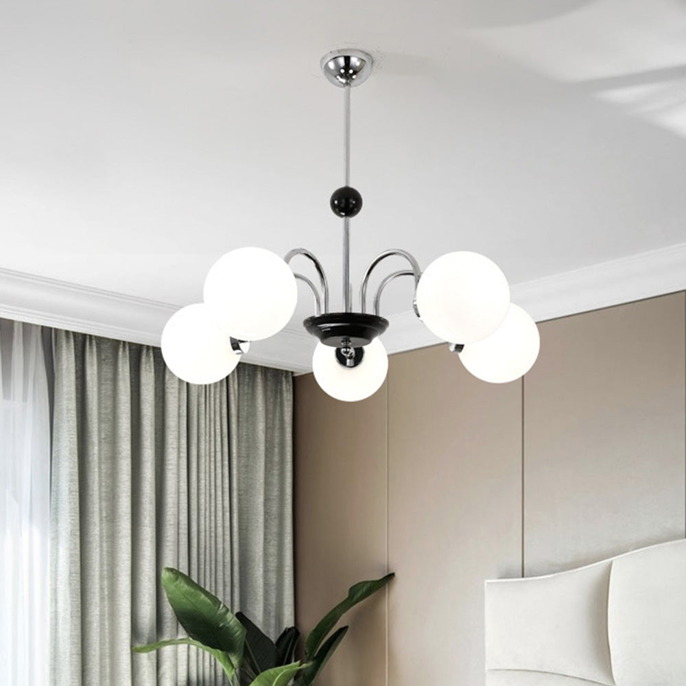 LUMOUR - Chrome Globe Moderne Plafondlamp