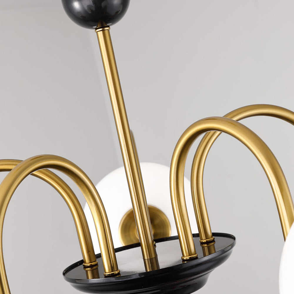 LUMOUR - Chrome Globe Moderne Plafondlamp