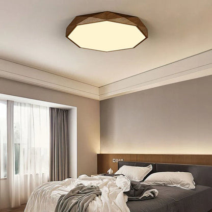 LUMINO - Minimalist Brown LED Ceiling Light