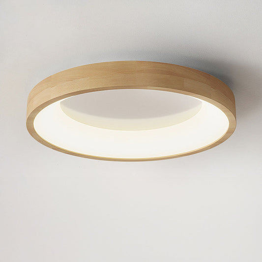 ELEVE - Sleek Wood Accent LED Ceiling Light