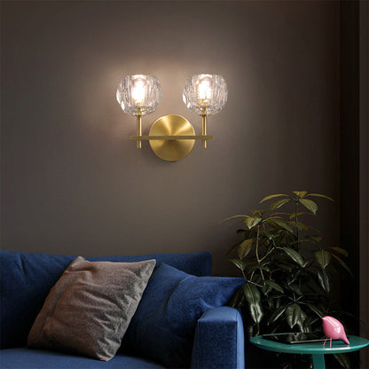 ALORIS - Moderne Gouden Kristal LED Wandlamp