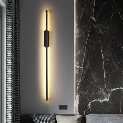 AURAVIA - Slanke aluminium LED-wandlamp