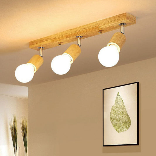 VEREEO - Minimalist Wood Rotatable LED Track Light