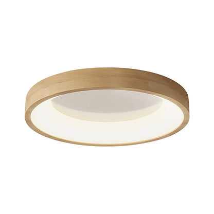 ELEVE - Sleek Wood Accent LED Ceiling Light