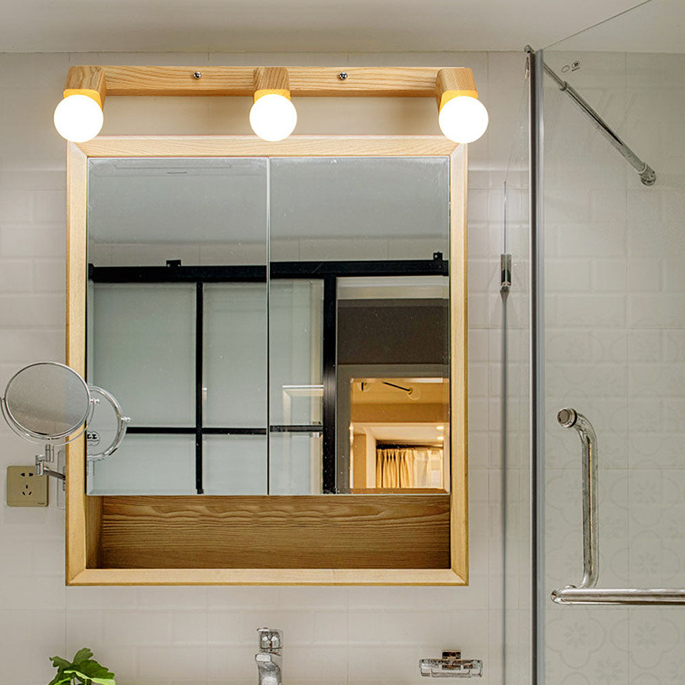 VIVLUX - Natural Wood Bathroom LED Track Lights