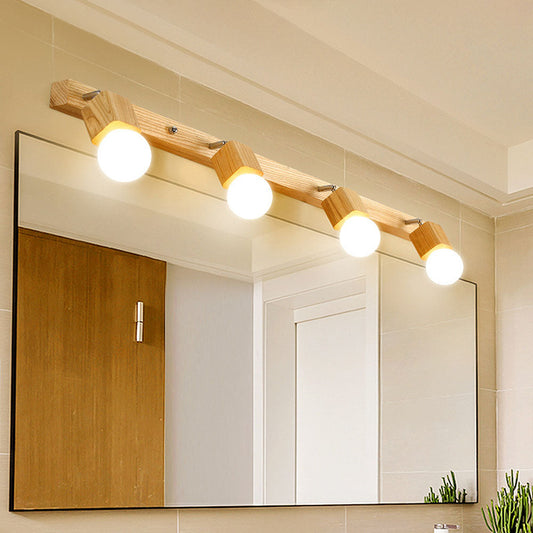 VIVLUX - Natural Wood Bathroom LED Track Lights