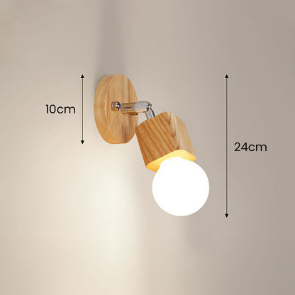VIVLUX - Natural Wood Bathroom LED Track Lights