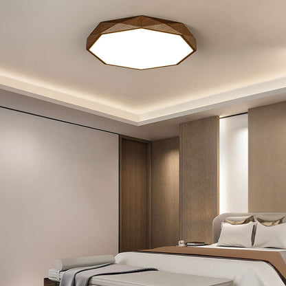 LUMINO - Minimalist Brown LED Ceiling Light