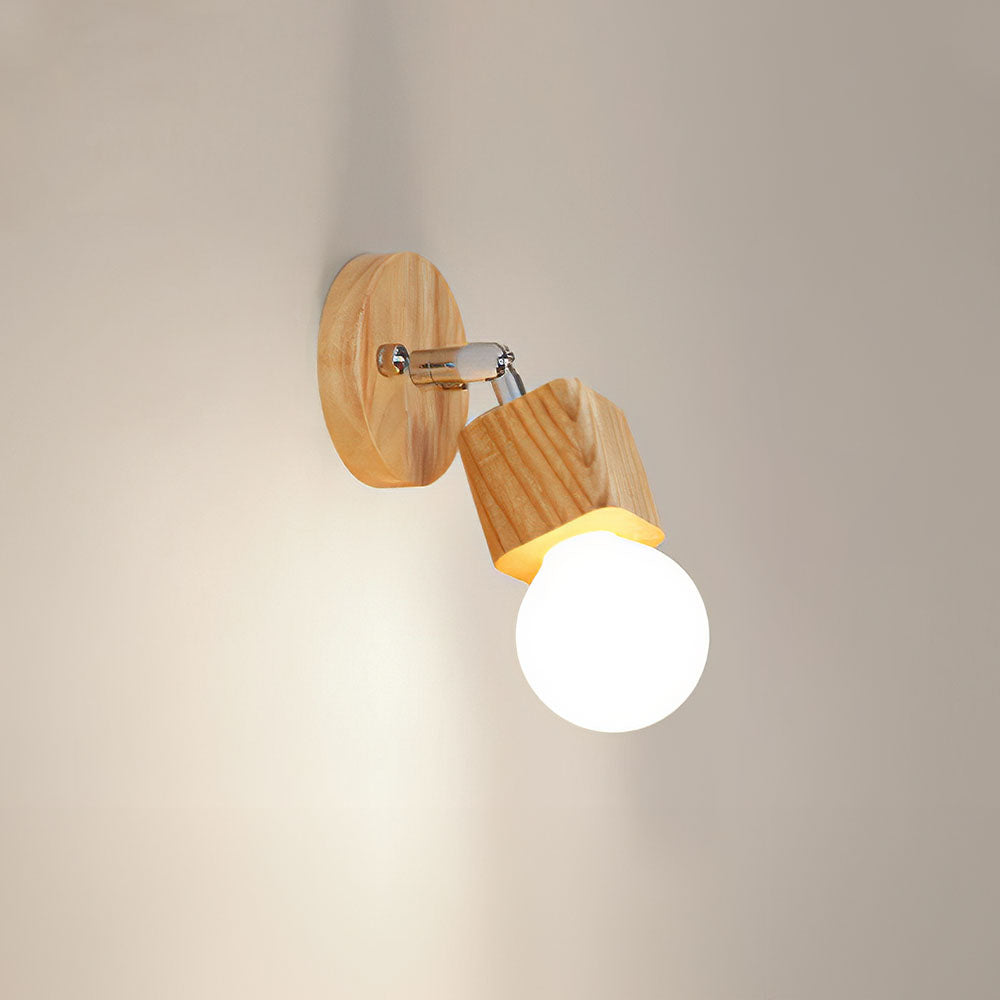 VIVLUX - Natural Wood Bathroom LED Track Lights