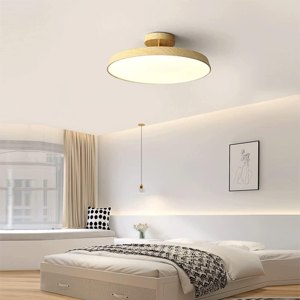 LUMINOA - Modern White LED Semi-Flush Ceiling Light