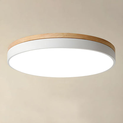 VIVARO - Contemporary Wood LED Ceiling Light