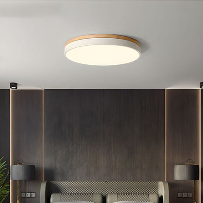 VIVARO - Contemporary Wood LED Ceiling Light