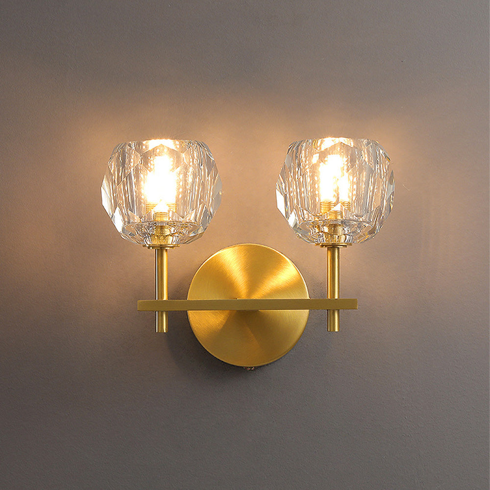 ALORIS - Moderne Gouden Kristal LED Wandlamp