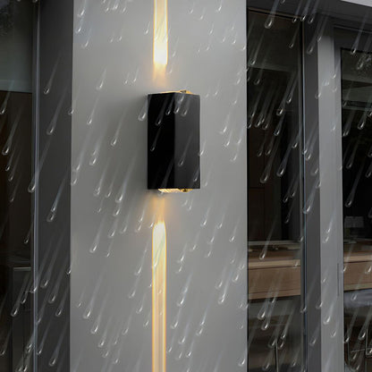 NOVAEL - Waterdichte LED Buiten Zwarte Wandlamp