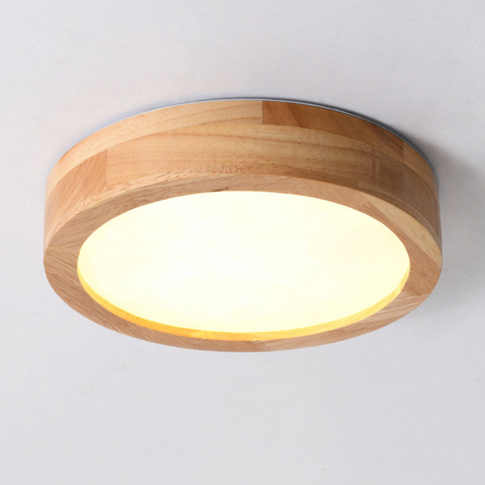 AURAWOOD - Rustic Wood LED Ceiling Light