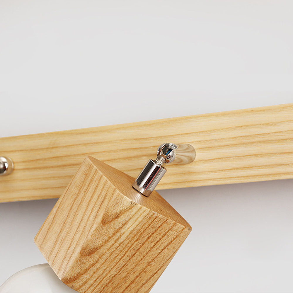 VIVLUX - Natural Wood Bathroom LED Track Lights