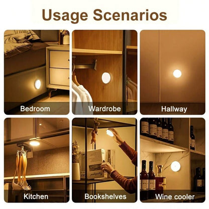 ILLUMO - Stick-On Motion Sensor Rotatable LED Light