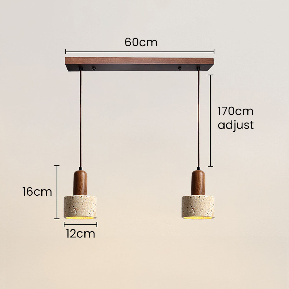 ELEVARE - Modern White Stone Pendant Lighting