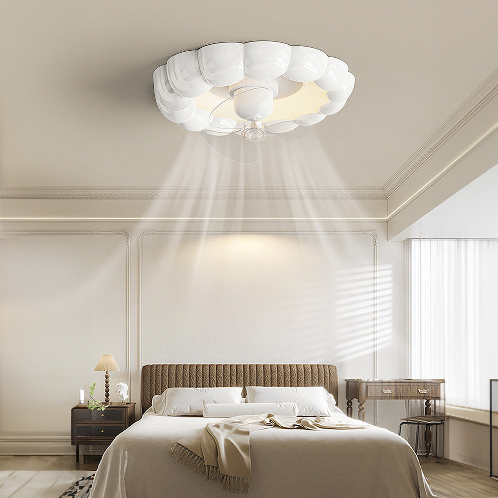 MACARONA - Stylish LED Ceiling Fan with Light