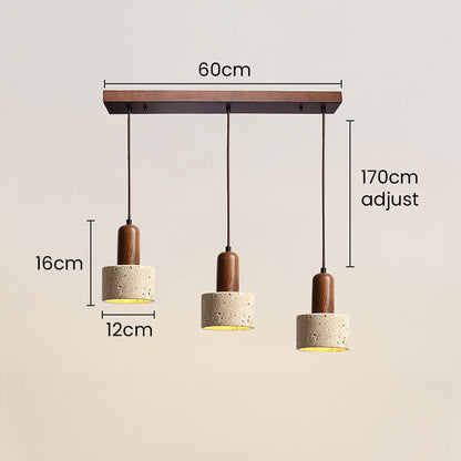 ELEVARE - Modern White Stone Pendant Lighting