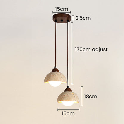 ELEVARE - Modern White Stone Pendant Lighting