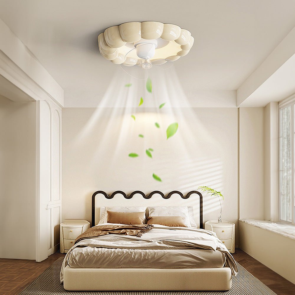MACARONA - Stylish LED Ceiling Fan with Light