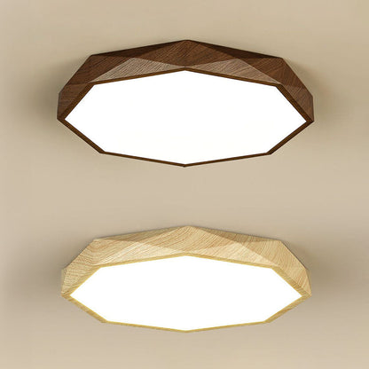 LUMINO - Minimalist Brown LED Ceiling Light