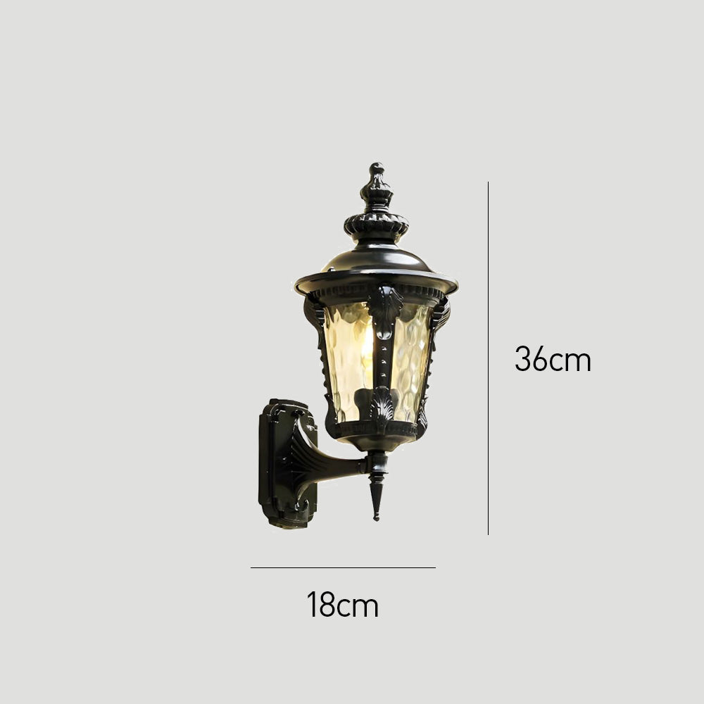 SHIMMERVEIL - Klassieke glazen wandlamp