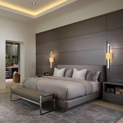 VIOLARA - Black and Gold Modern Wall Light