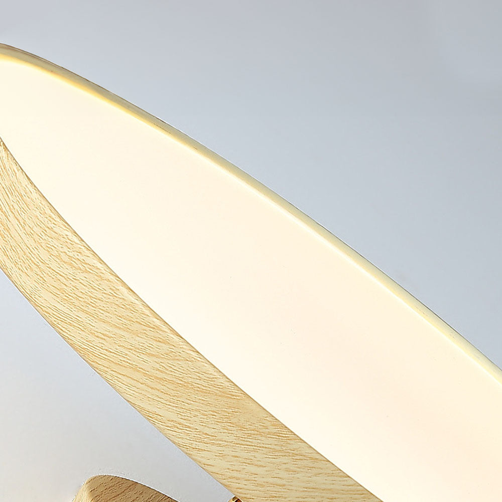 LUMINOA - Modern White LED Semi-Flush Ceiling Light