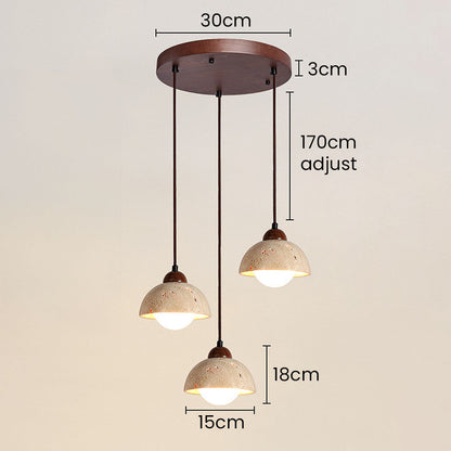ELEVARE - Modern White Stone Pendant Lighting