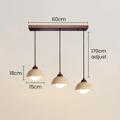 ELEVARE - Modern White Stone Pendant Lighting