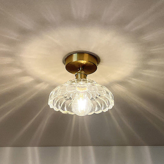 CLEARLUX - Contemporary Semi-Flush Mount Ceiling Light
