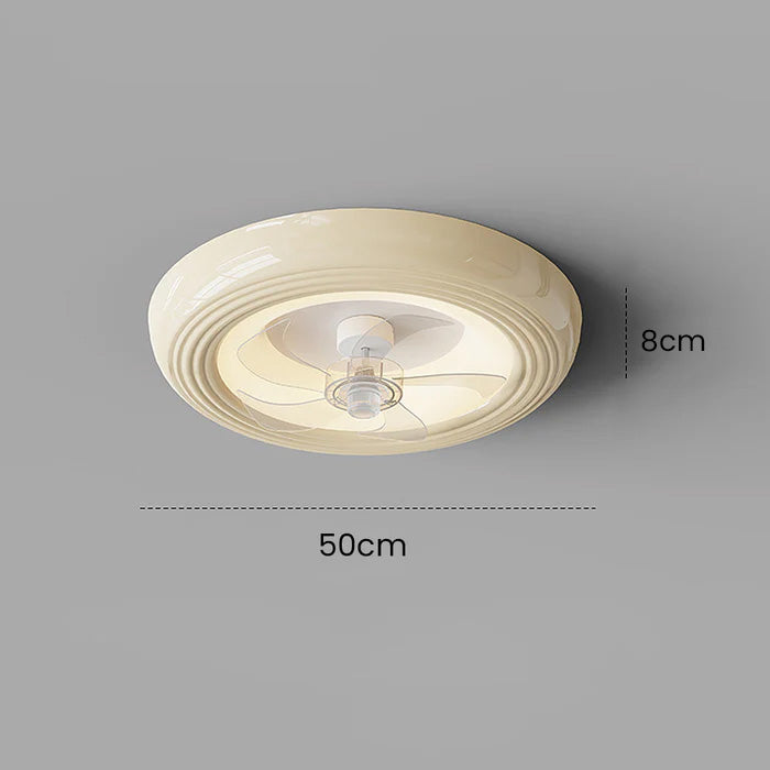 MACARONA - Stylish LED Ceiling Fan with Light