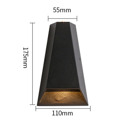ELARIS - Aluminium waterdichte wandlamp