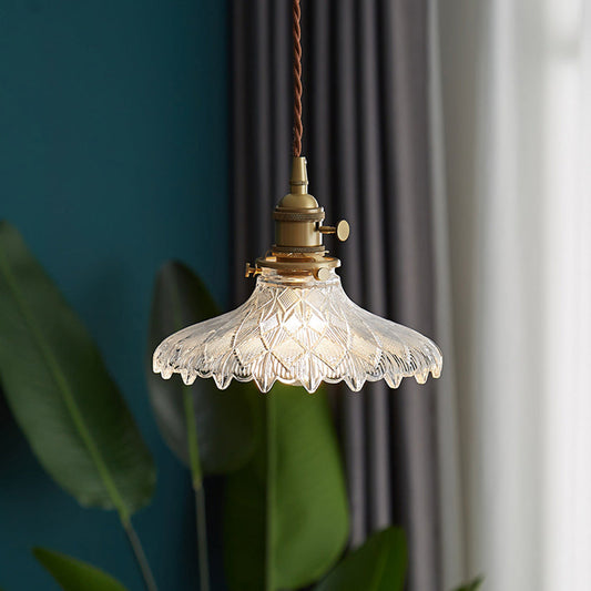 CALISTA - Modern Clear Glass Dning Table Pendant Light