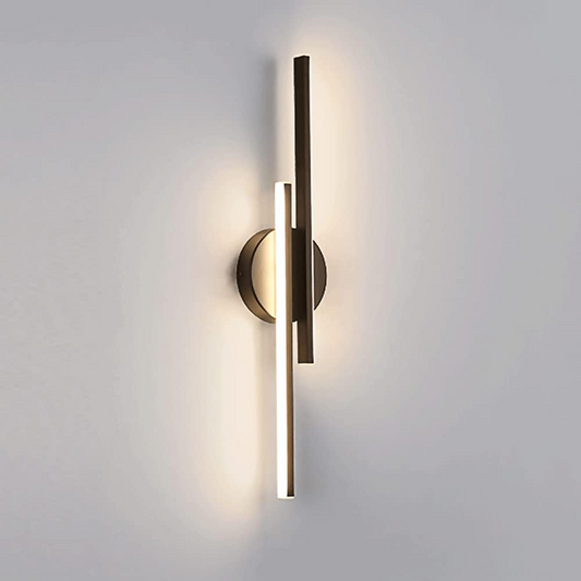 VIVARO - Contemporary Black and Gold Wall Light