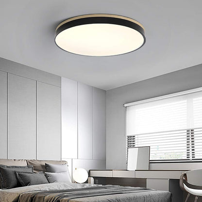 VIVARO - Contemporary Wood LED Ceiling Light
