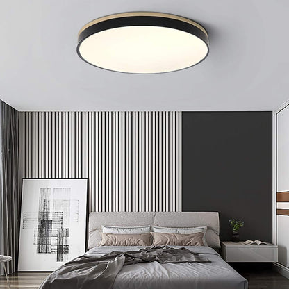 VIVARO - Contemporary Wood LED Ceiling Light