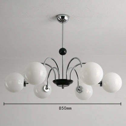 LUMOUR - Chrome Globe Moderne Plafondlamp