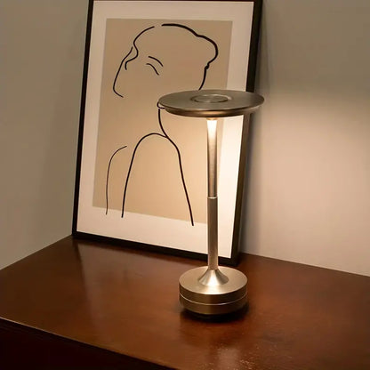 ASTERA - Stylish Iron Painted Rechargeable Table Lamp